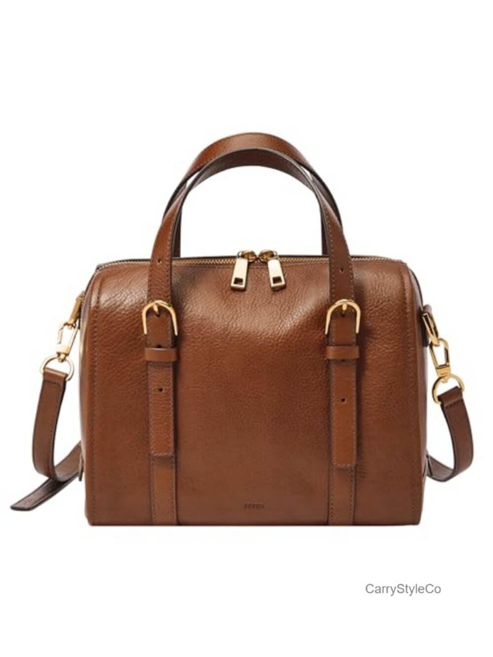 LiteHide Leather Satchel Crossbody Handbag Adjustable Strap